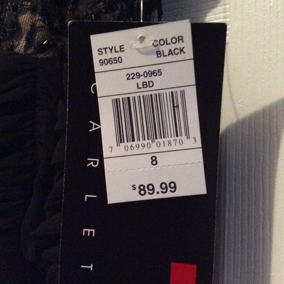 Scarlett, Black Dress, Sleeveless. Formal. Size 8. - Picture 3 of 4